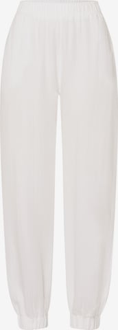 Hanro Pajama Pants ' Sleep & Lounge ' in White: front