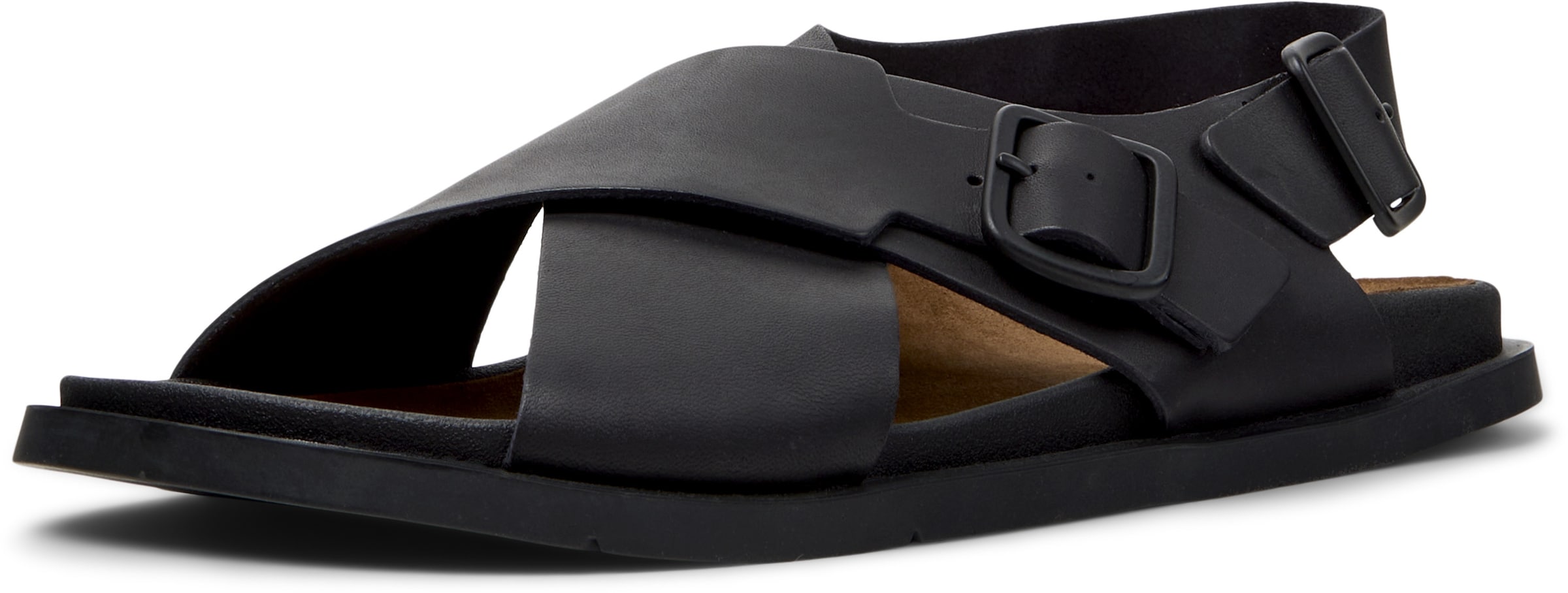 Sandalo 'Lluc Sandal' di CAMPER in nero: frontale