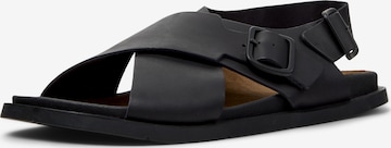 Sandales 'Lluc Sandal' CAMPER en noir : devant