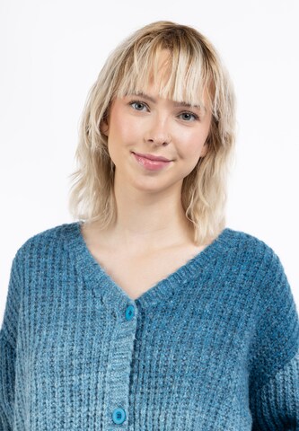 MYMO Gebreid vest in Blauw