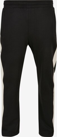 Urban Classics Regular Pants in Black: front