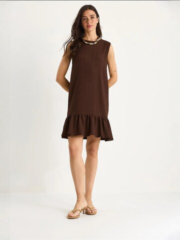Bianco Lucci Dress in Brown
