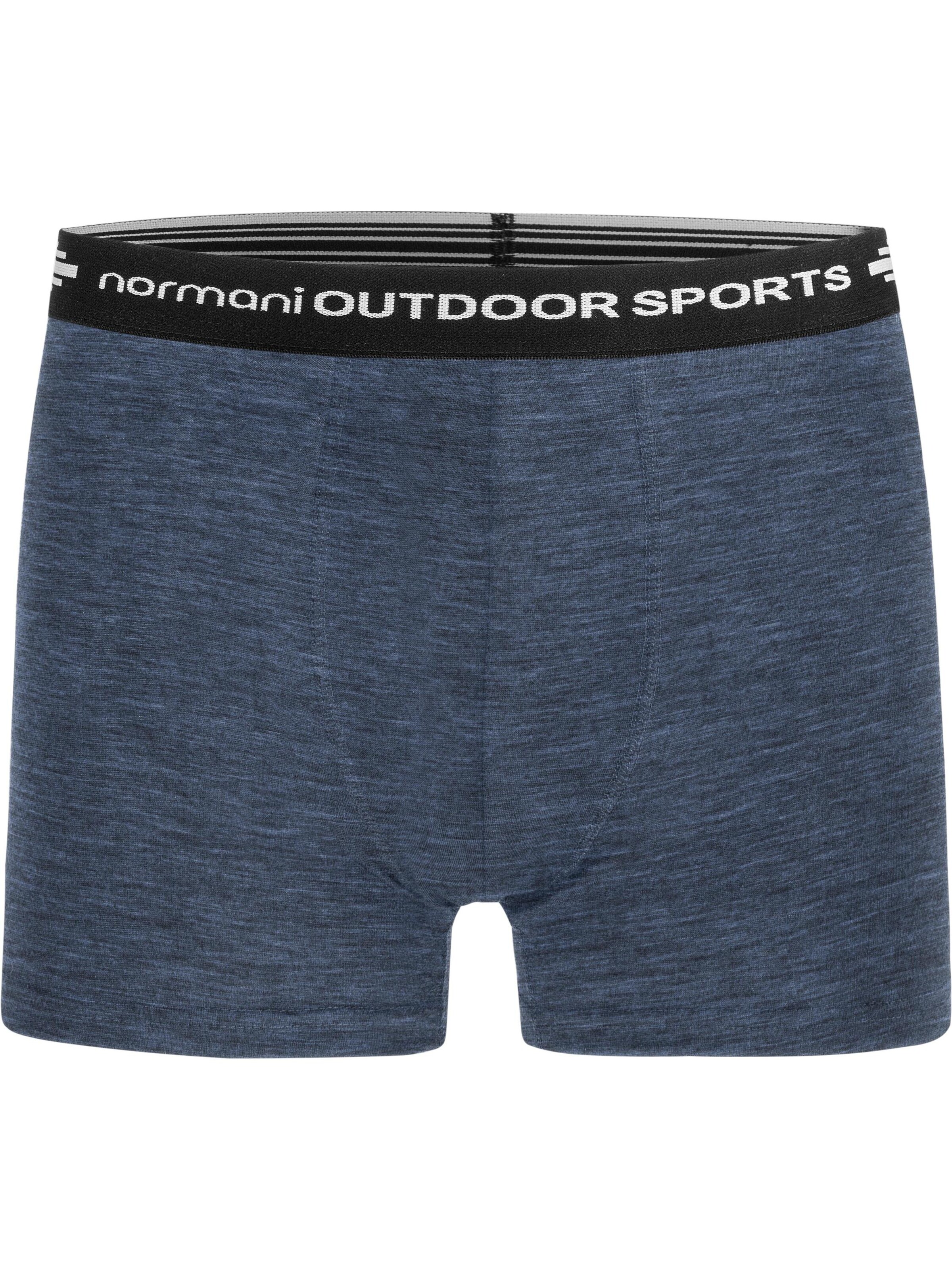 normani Boxershorts ' Adelaide ' in Blau: Vorderseite
