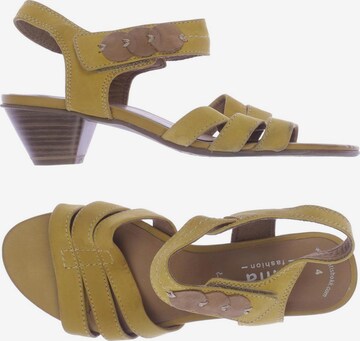 JANA Sandals & High-Heeled Sandals in 37 in Yellow: front