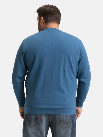 TOM TAILOR Men + Sweatshirt in Blue
