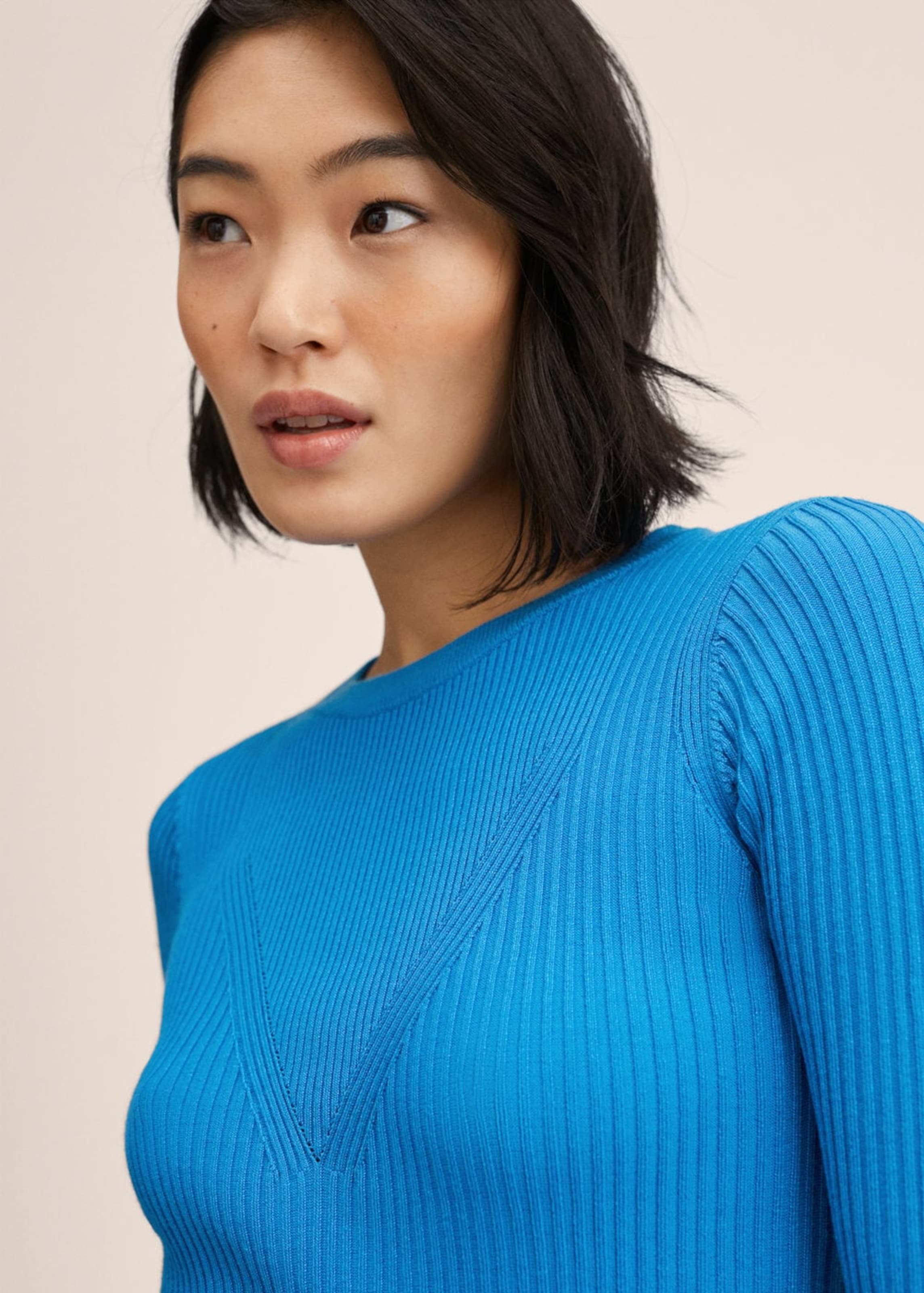 Frauen Pullover & Strick MANGO Pullover 'Maggie' in Blau - ZP94164 Frauen Pullover & Strick MANGO Pullover 'Maggie' in Blau - ZP94164