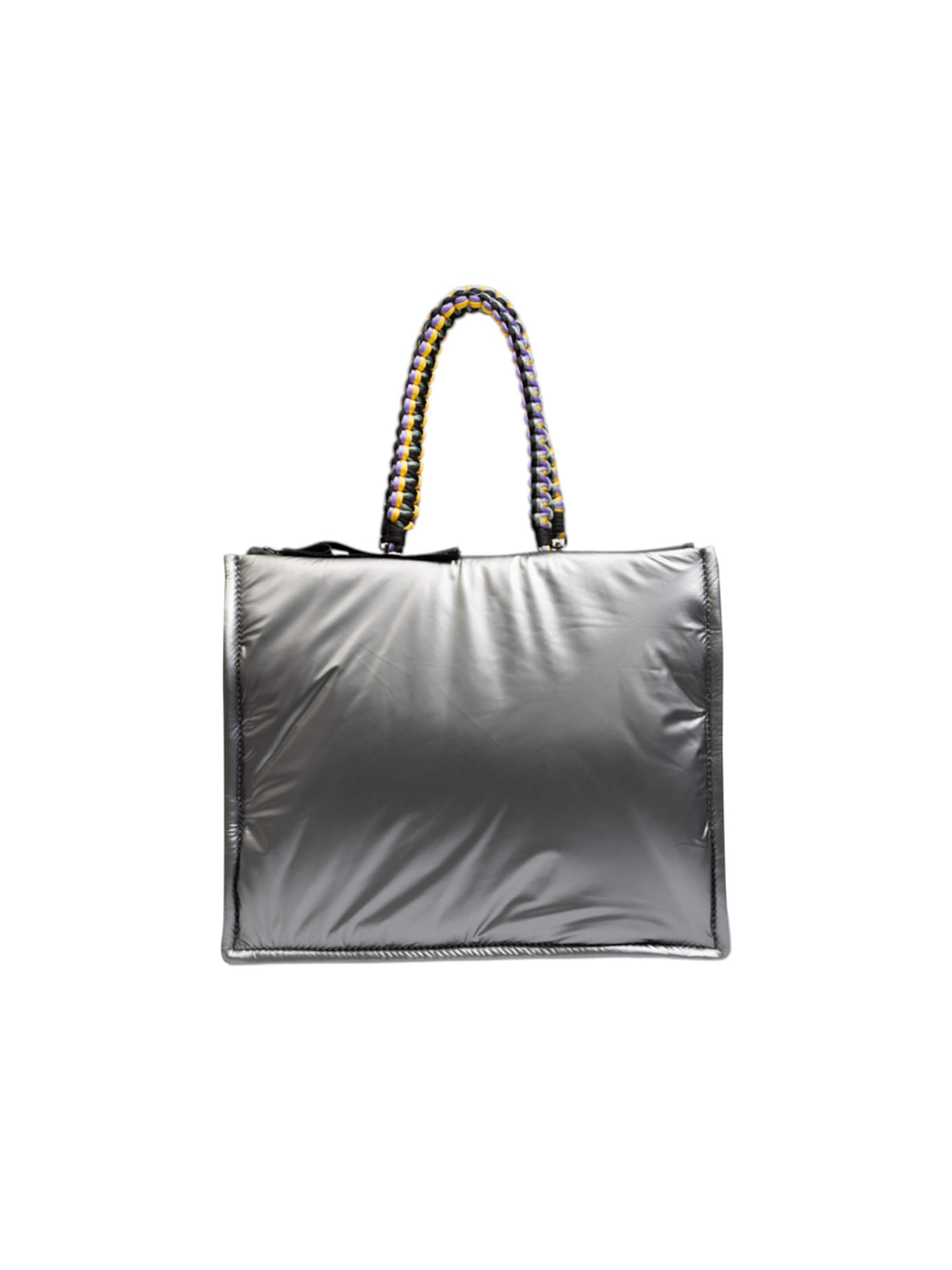 Clio Handbag 'FLEX NYLON' in Silver