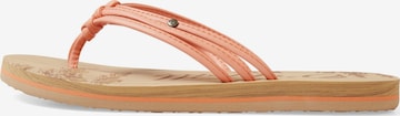 O'NEILL T-Bar Sandals 'Ditsy' in Orange: front