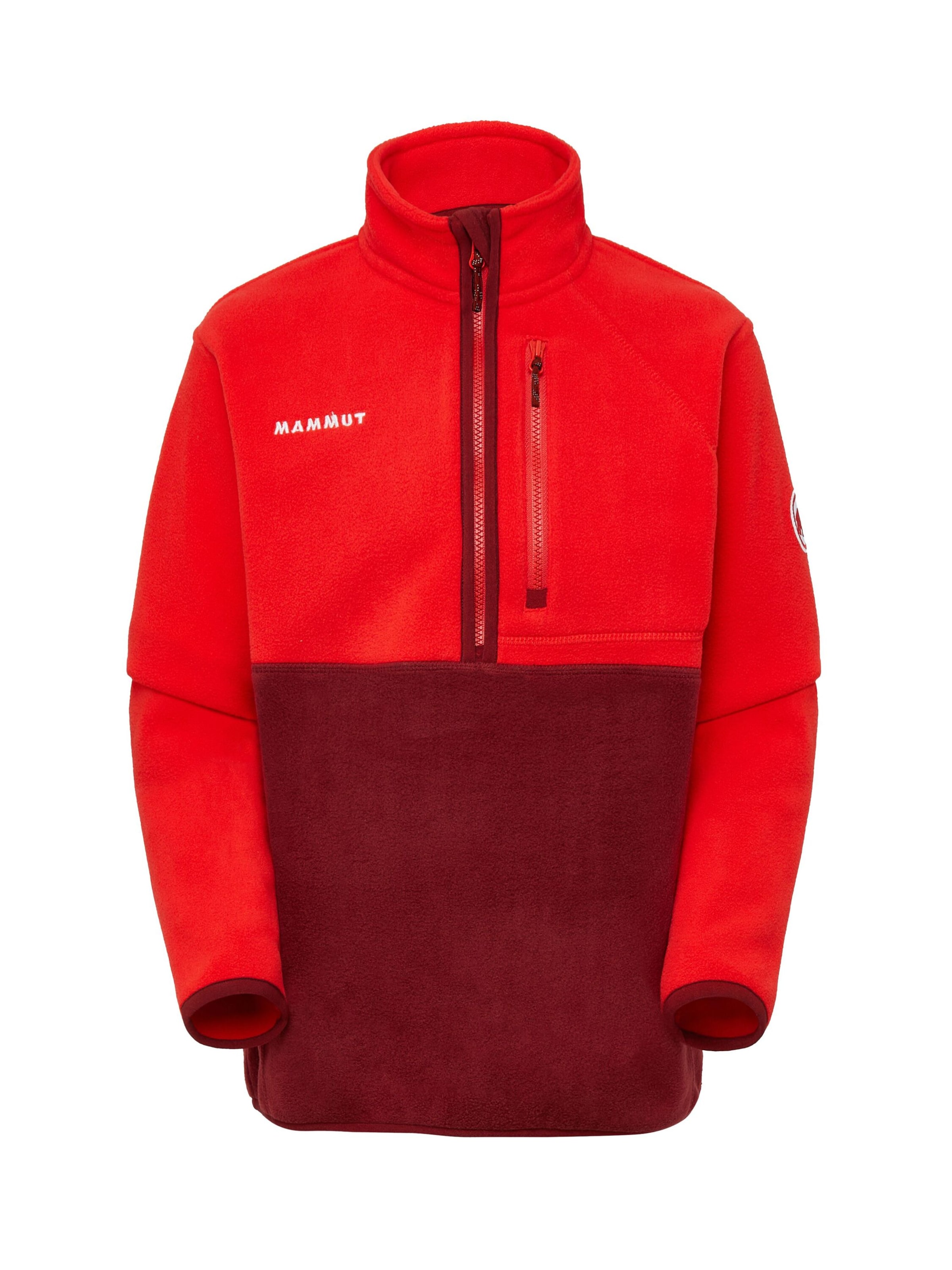 MAMMUT Athletic Fleece Jacket 'Waymarker' in Red: front