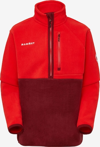 MAMMUT Athletic Fleece Jacket 'Waymarker' in Red: front