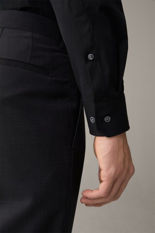 STRELLSON Slim Fit Hemd ' Santos ' in Schwarz