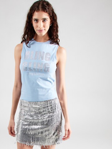 Juicy Couture Shirt 'BLING BLING' in Blue: front