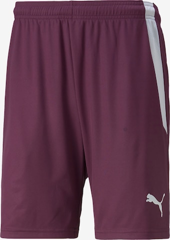 PUMA Regular Workout Pants in Purple: front