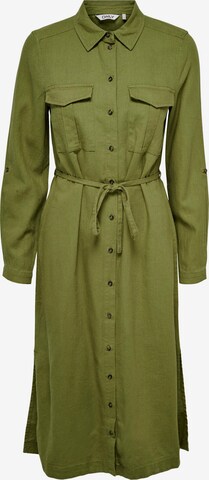 Robe-chemise 'Caro' ONLY en vert : devant