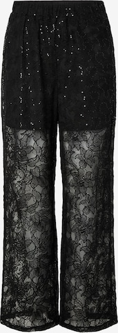 Pantaloni 'PCLOUISE' di PIECES in nero: frontale