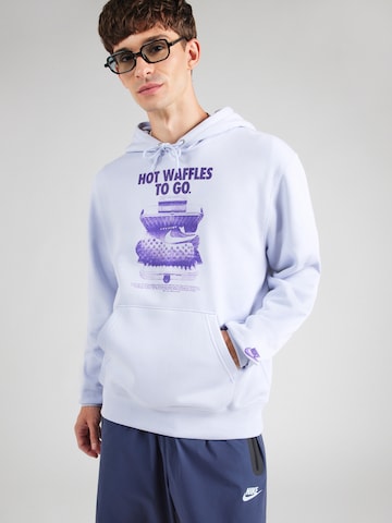 Nike Sportswear Collegepaita 'CLUB' värissä valkoinen: etupuoli