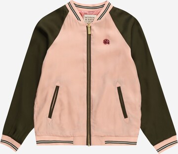 Veste mi-saison SCOTCH & SODA en rose : devant