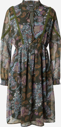 Attesa Shirt Dress 'STELLA' in Turquoise / Dark green / Lilac / White, Item view