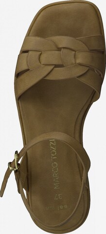 MARCO TOZZI Sandal i brun