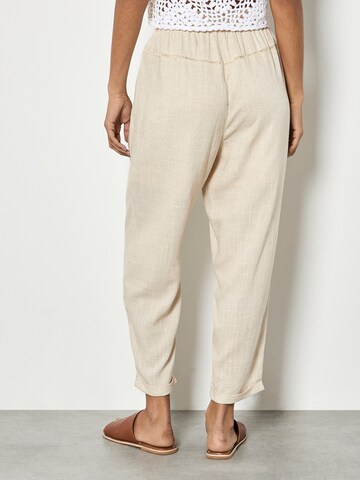 Regular Pantalon Apricot en beige