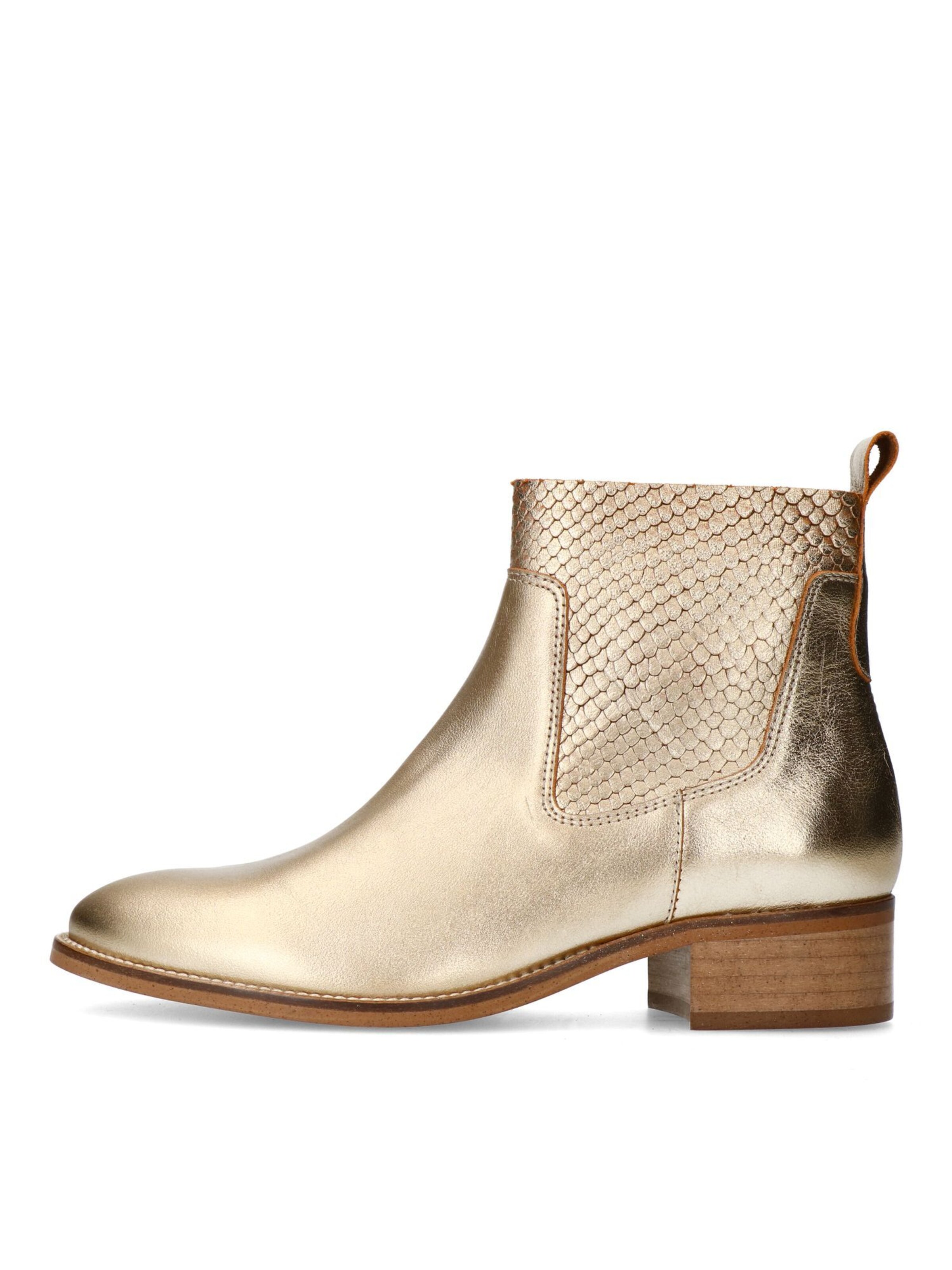 MANFIELD Stiefelette in Gold