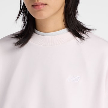 new balance Sweatshirt 'Sport Essentials French Terry Crew' in Roze