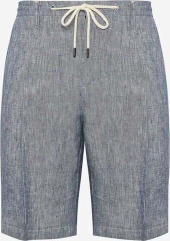 Boggi Milano Chino Pants in Blue: front