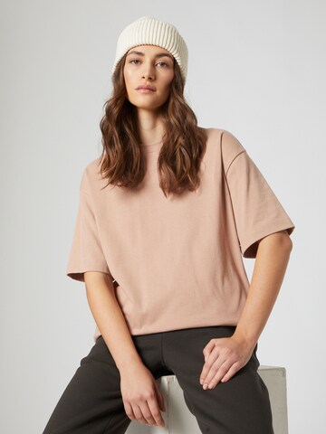 LENI KLUM x ABOUT YOU - Camiseta 'Heather' en beige: frente