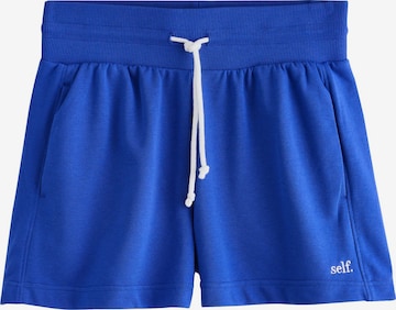 self. Pants in Blue: front