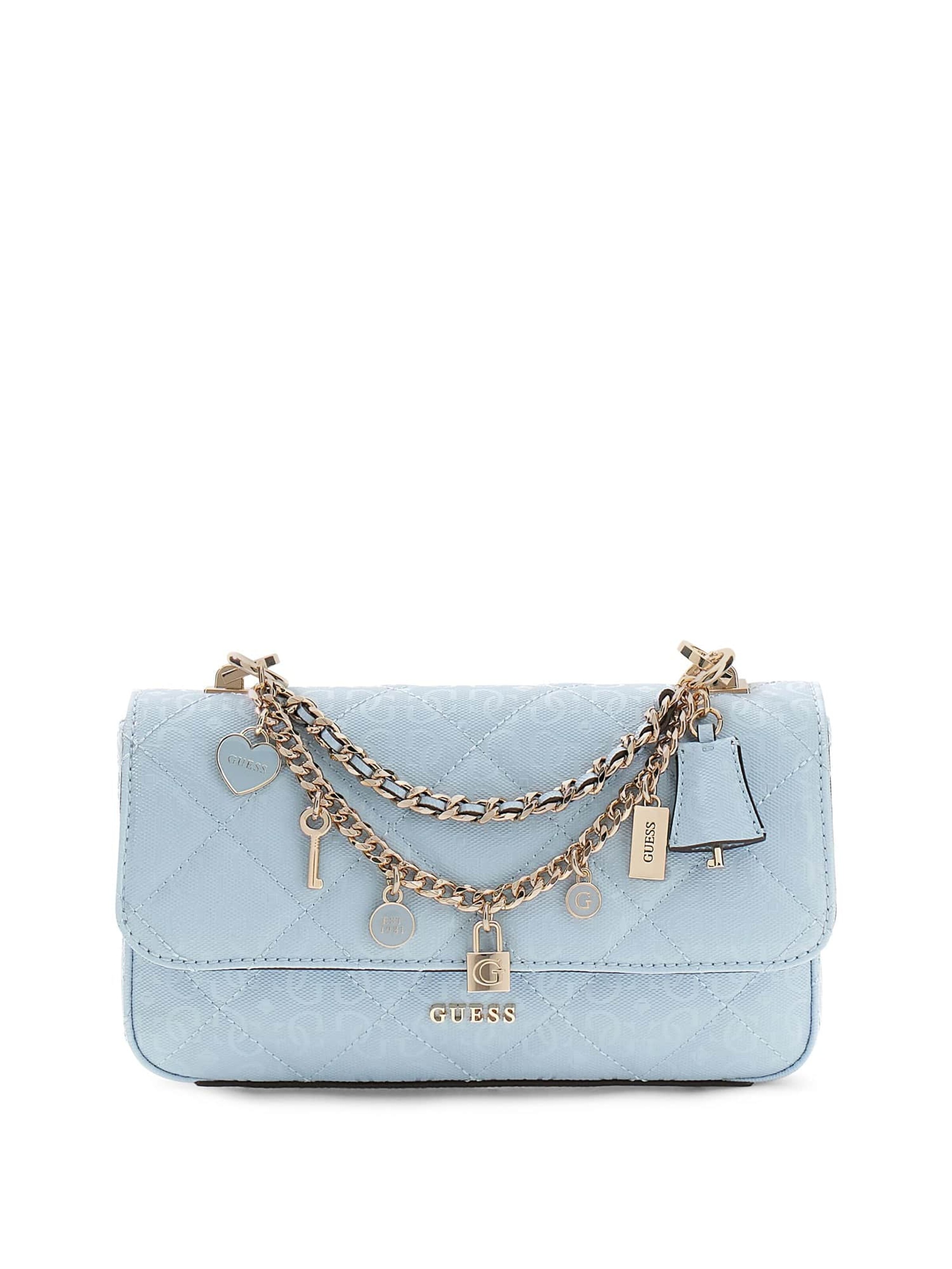 Sac à bandoulière 'Libby' GUESS en bleu : devant