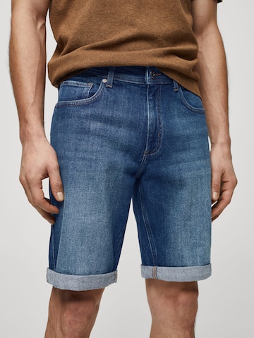 MANGO MAN Regular Shorts in Blau