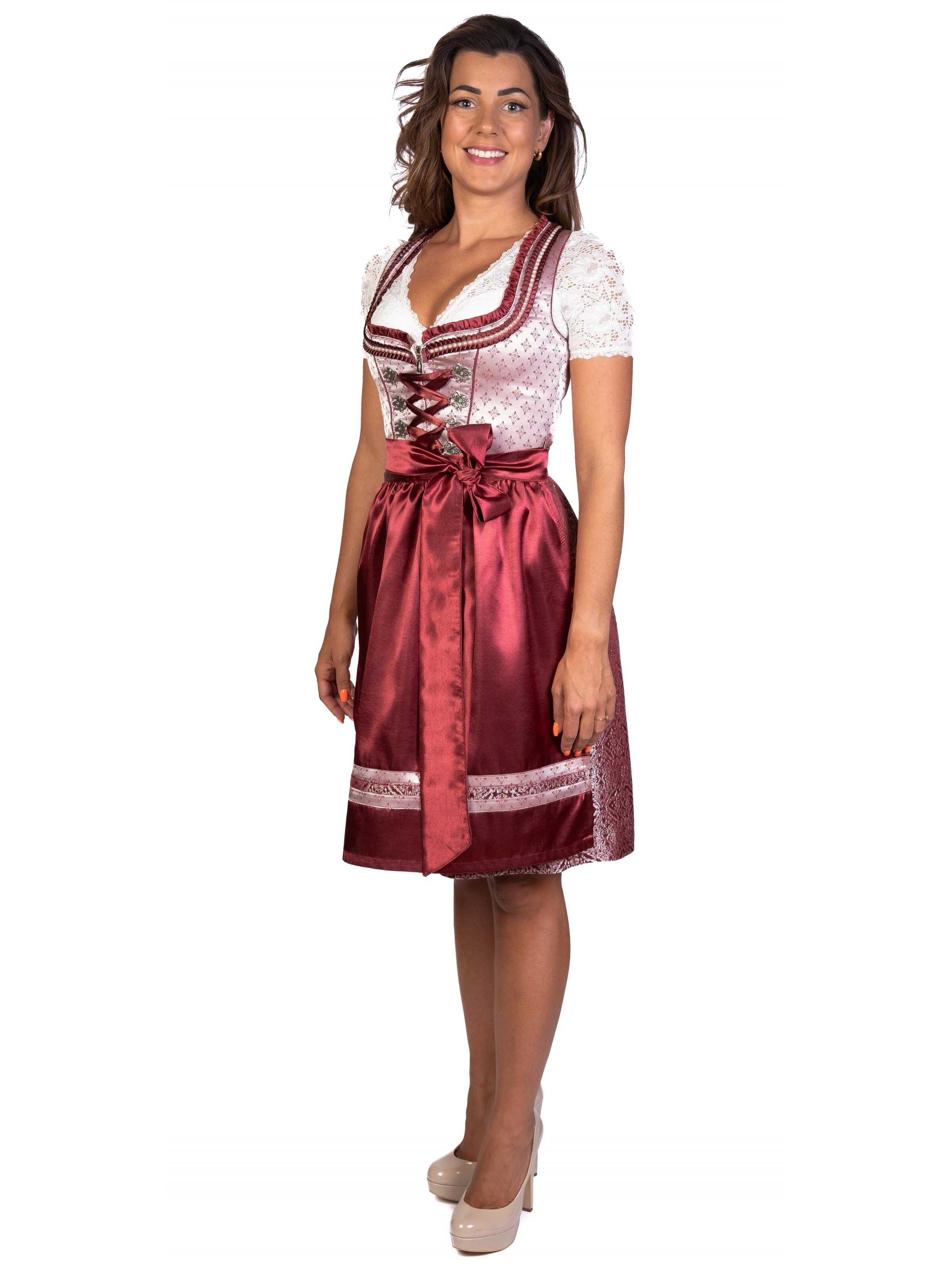 Trachtl Dirndl‌‌‌‌‌‌‌‌‌ in Rot