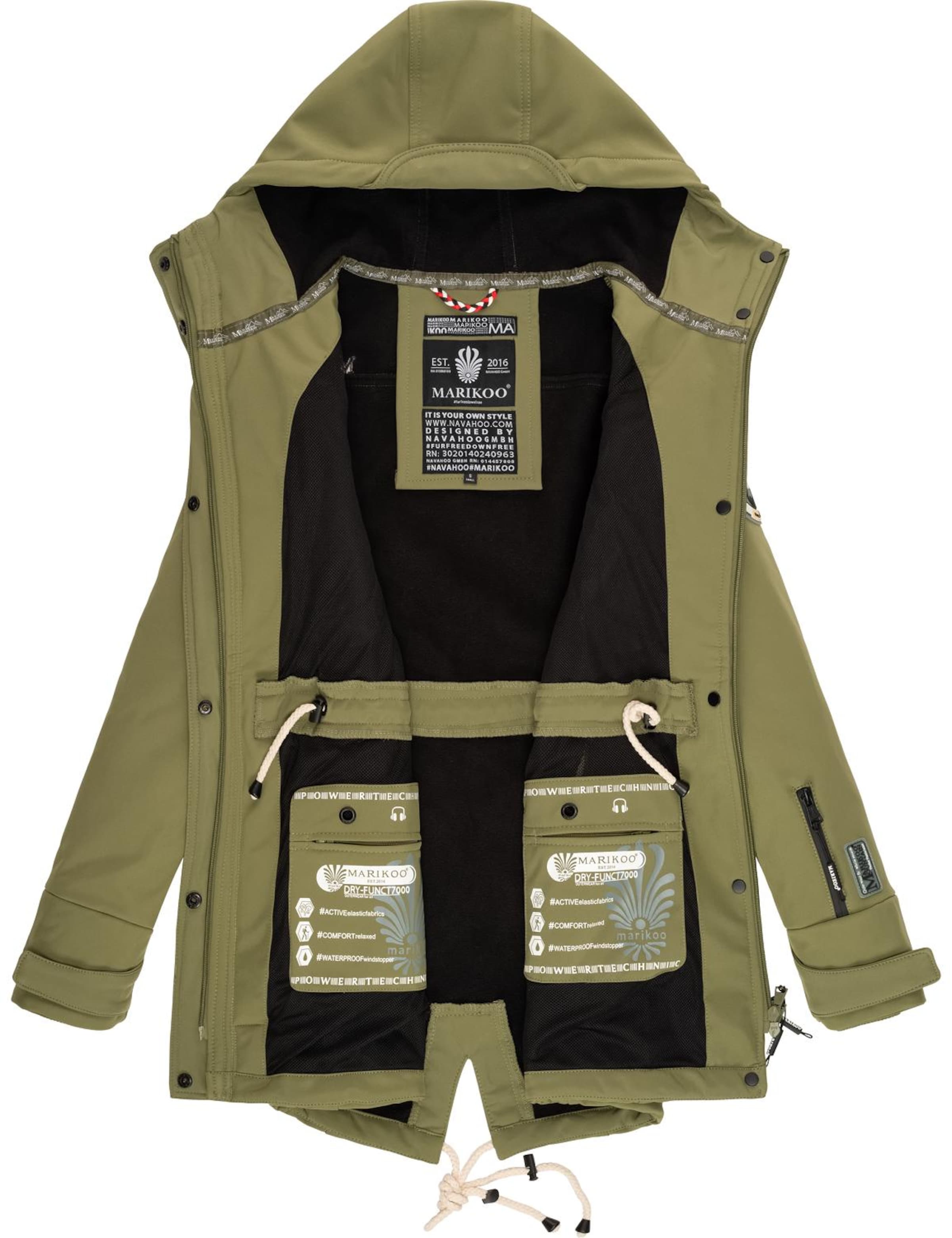 MARIKOO - Sobretudo funcionais 'Zimtzicke' em verde