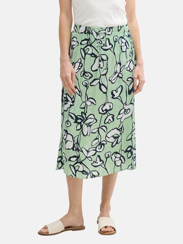 TOM TAILOR Rok in Groen: voorkant