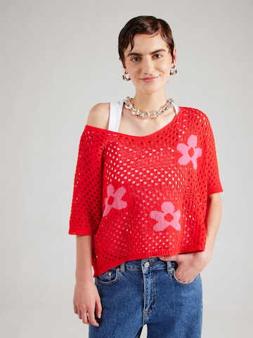 Pull-over 'Ke44ra' Hailys en rouge : devant