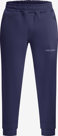 Pantalon 'Henri' Smilodox en bleu : devant