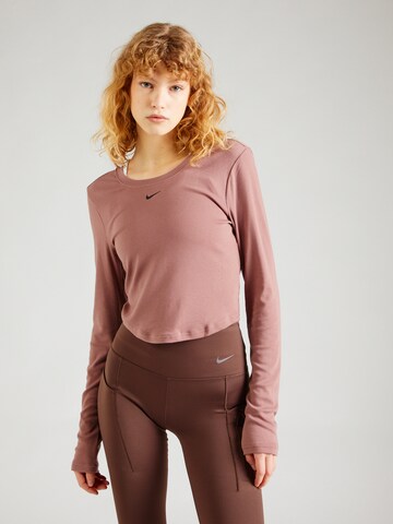 T-shirt Nike Sportswear en rose : devant