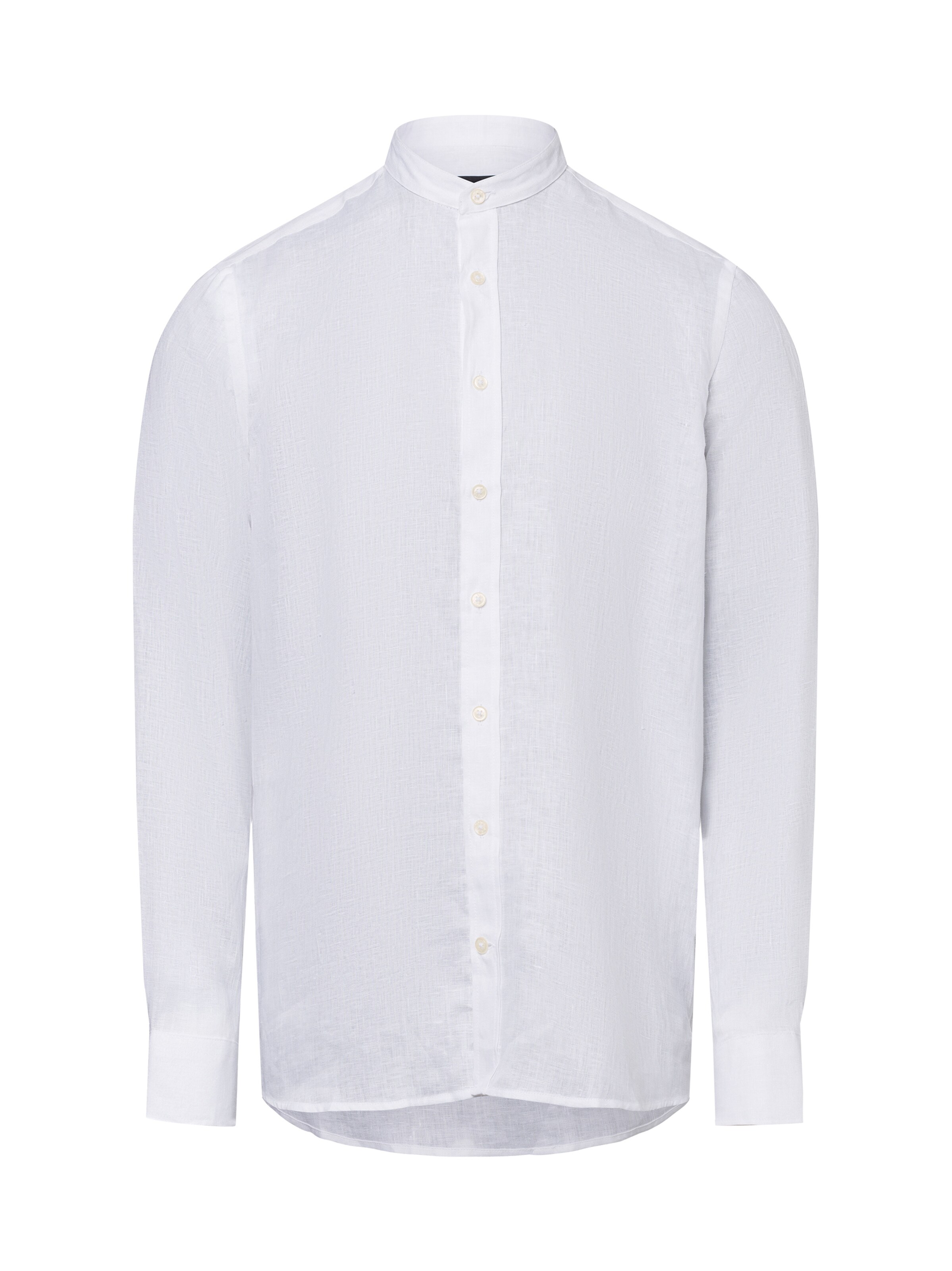 bugatti Slim fit Button Up Shirt in White: front
