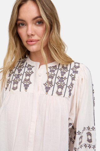 RAFFYA Blouse 'Demi' in Beige
