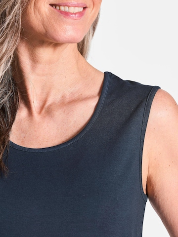 Goldner Top in Blau