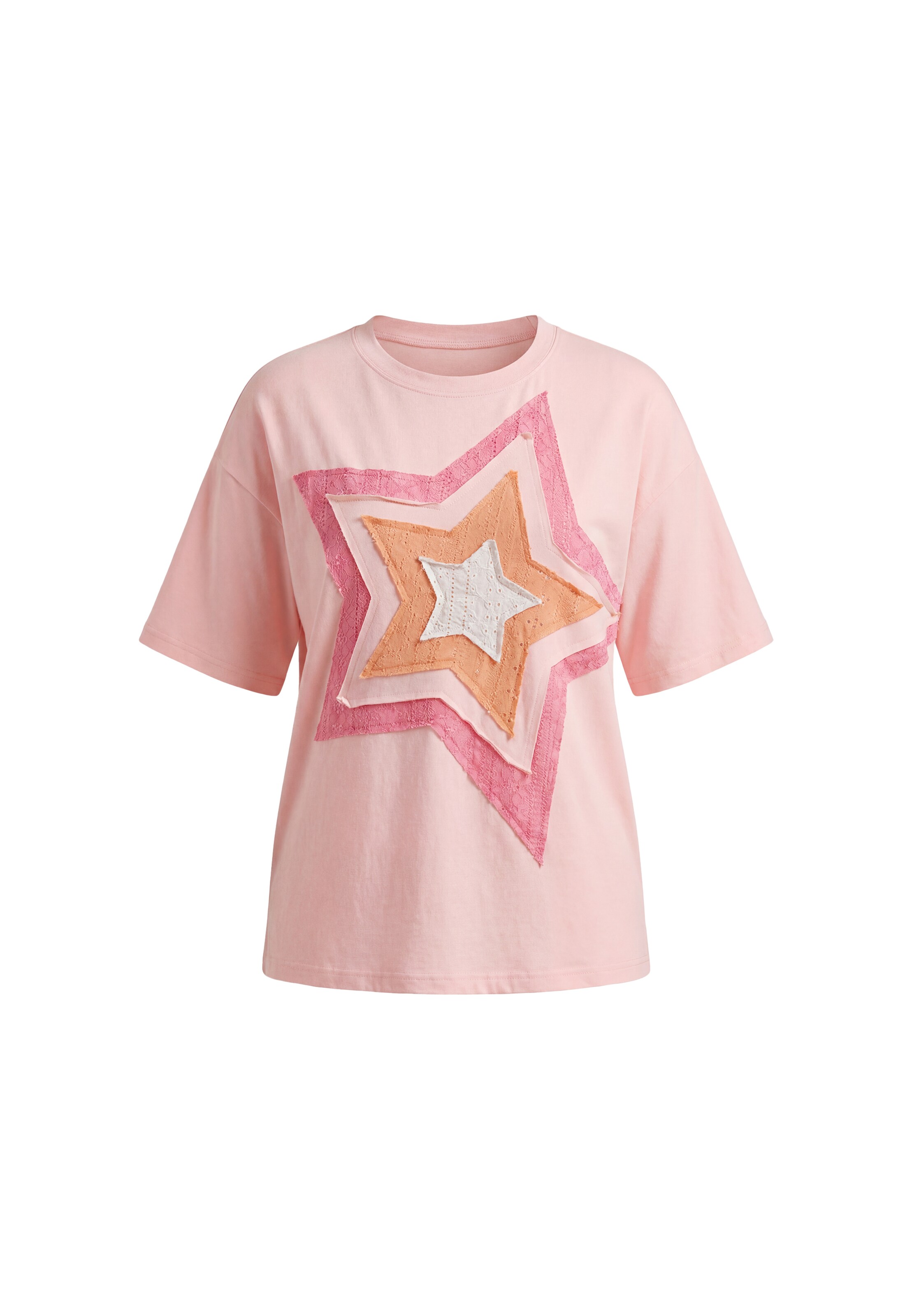 T-shirt faina en rose : devant