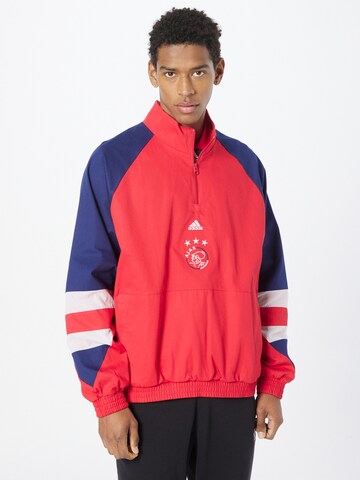 ADIDAS SPORTSWEAR Athletic Sweatshirt 'Ajax' in Red: front