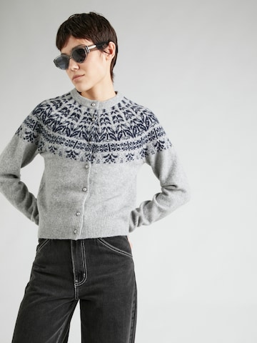 Cardigan 'Tone' Lindex en gris : devant