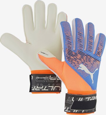 PUMA Athletic Gloves in Orange: front