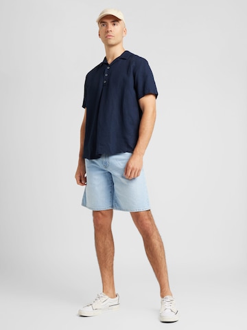 s.Oliver Comfort Fit Hemd in Blau