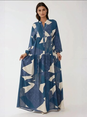Robe-chemise Hiccup en bleu : devant