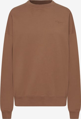 Hey Honey - Sudadera 'Sweater Cotton' en marrón: frente