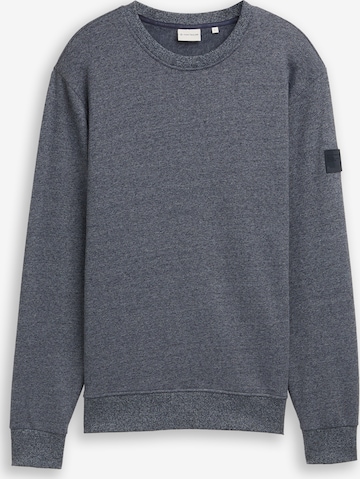 TOM TAILOR - Sweatshirt em azul: frente