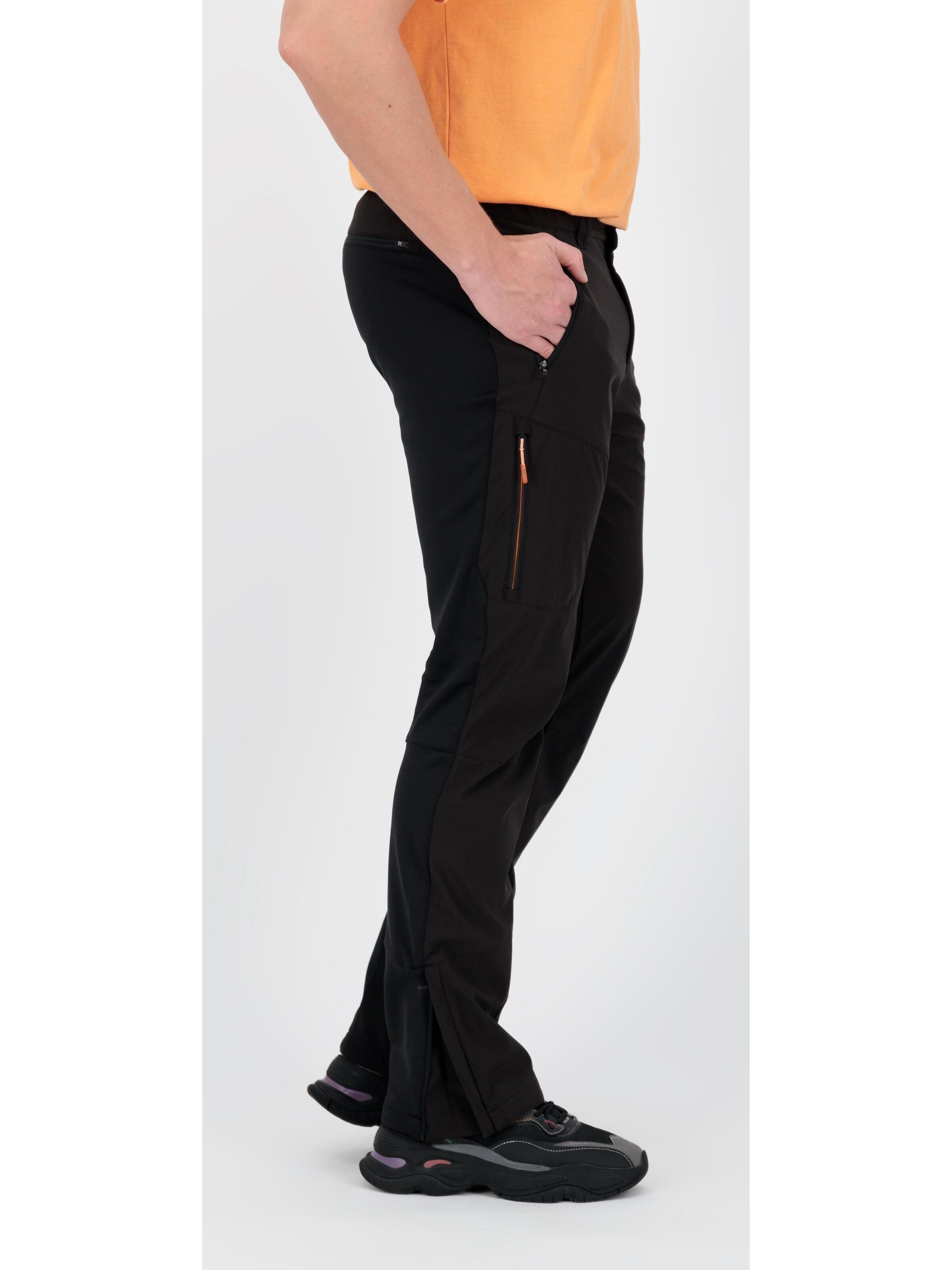 KILLTEC Slim fit Weatherproof pants 'KOW 48' in Brown