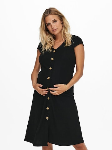 Only Maternity - Vestido 'NELLA' en negro: frente